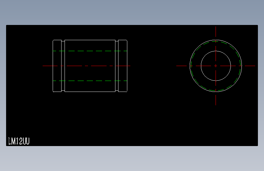 LM12UU直线轴承.dxf
