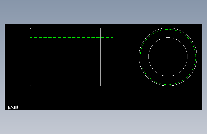 LM30UU直线轴承.dxf