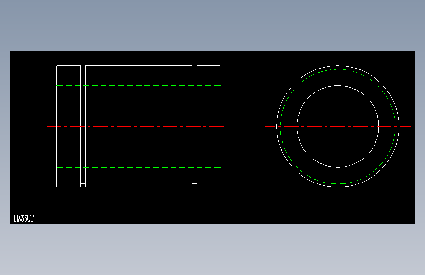 LM35UU直线轴承.dxf