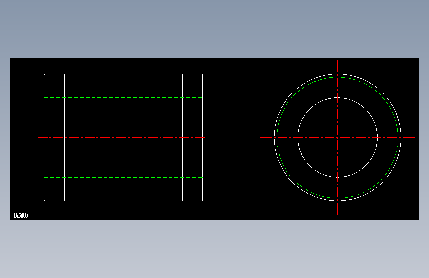LM50UU直线轴承.dxf