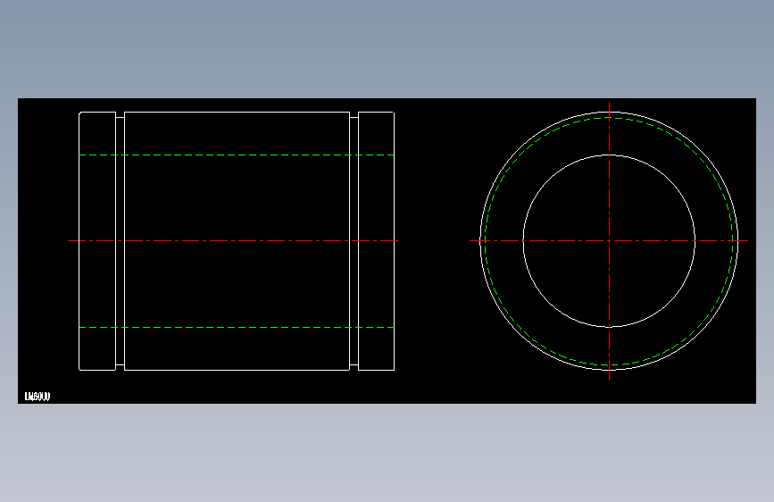 LM60UU直线轴承.dxf