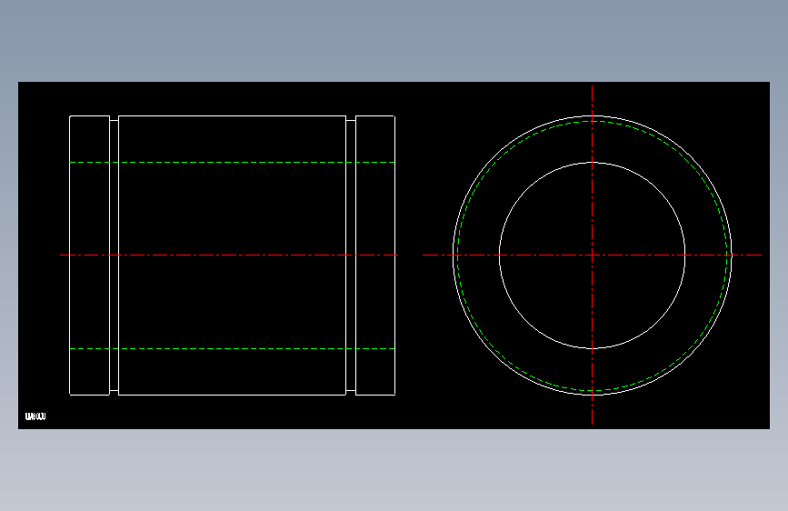 LM80UU直线轴承.dxf