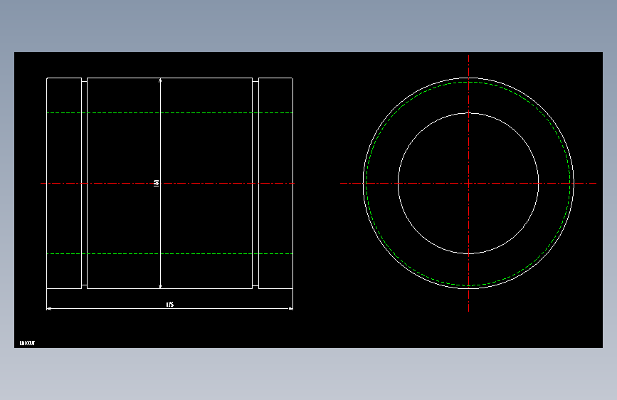 LM100UU直线轴承.dxf