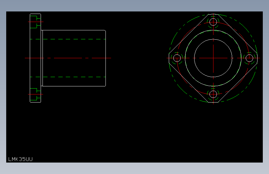 LMK35UU直线轴承.dxf
