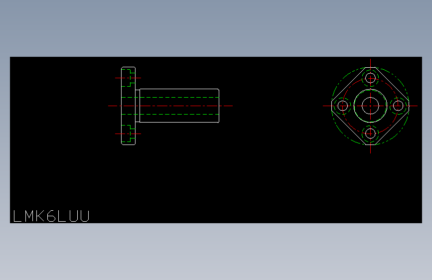 LMK6LUU直线轴承.dxf