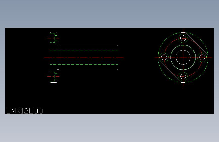 LMK12LUU直线轴承.dxf