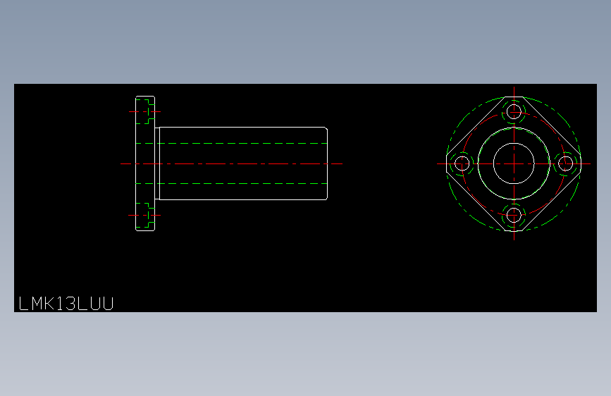 LMK13LUU直线轴承.dxf