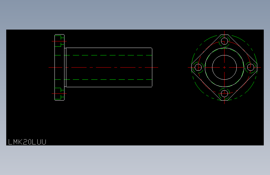 LMK20LUU直线轴承.dxf