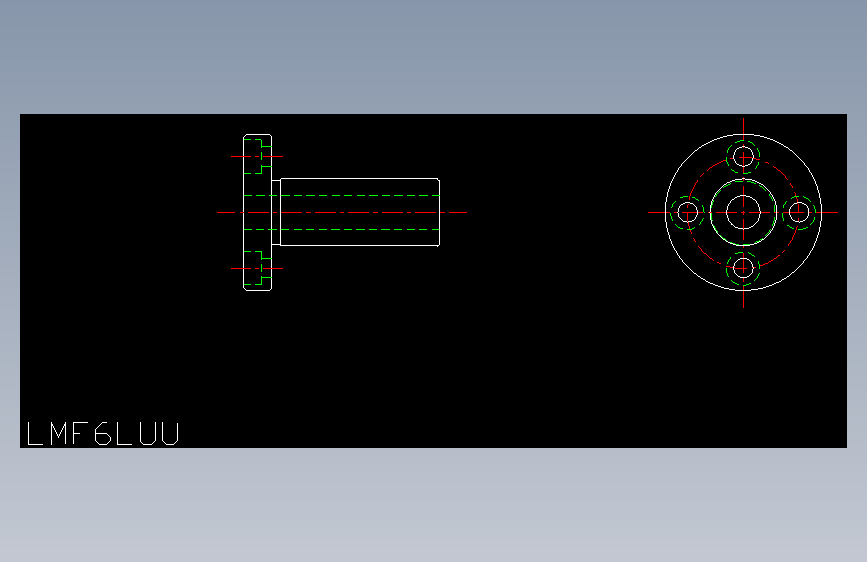 LMF6LUU直线轴承.dxf