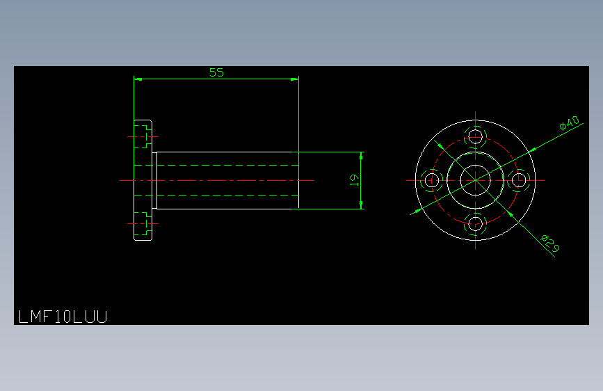LMF10LUU直线轴承.dxf