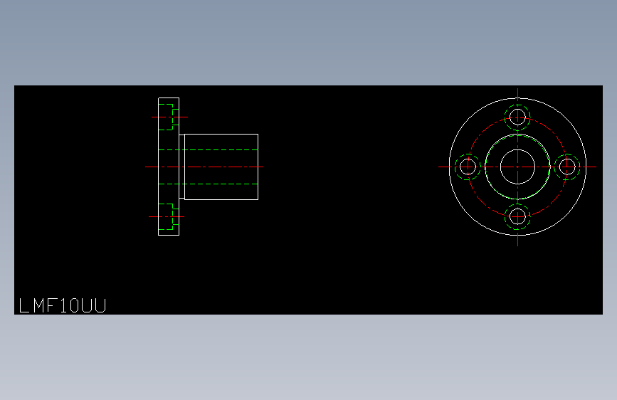 LMF10UU直线轴承.dxf