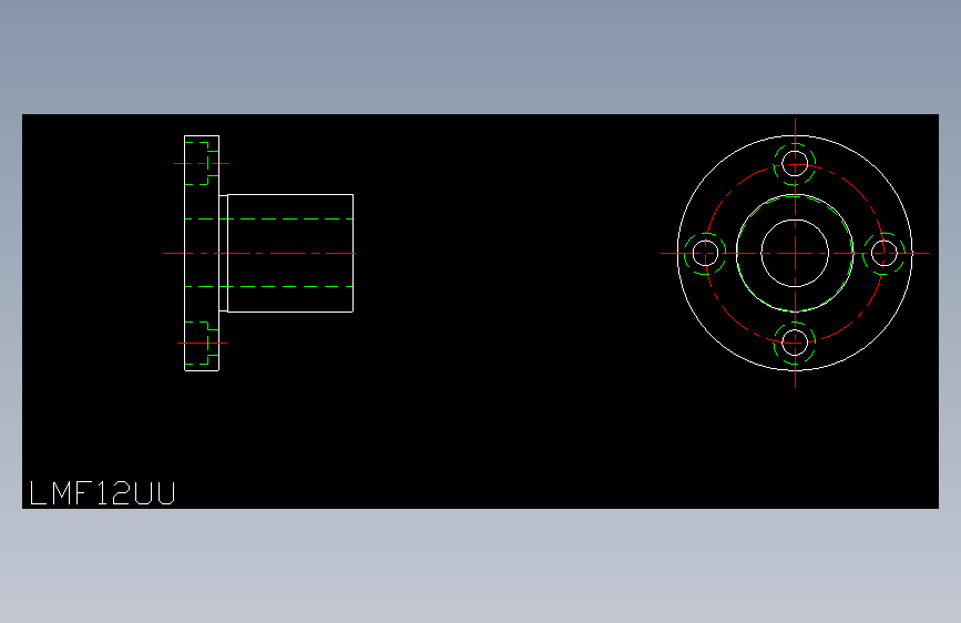 LMF12UU直线轴承.dxf