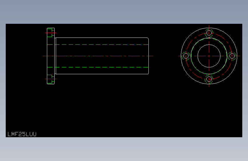 LMF25LUU直线轴承.dxf