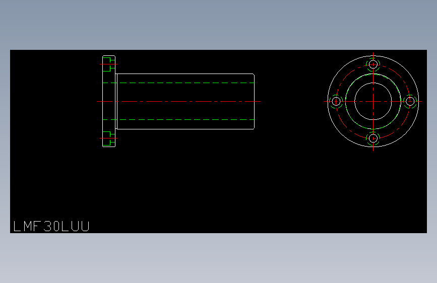 LMF30LUU直线轴承.dxf
