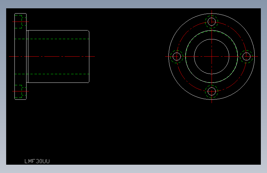 LMF30UU直线轴承.dxf
