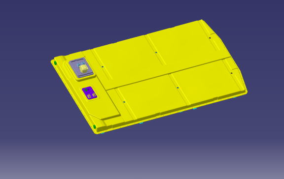 小鹏P7电动汽车电池包3D数据+BOM 三维Catia模型