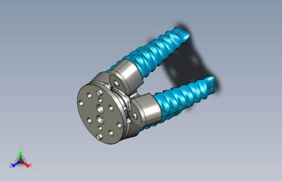 软体柔性抓持器3D图纸+STEP格式