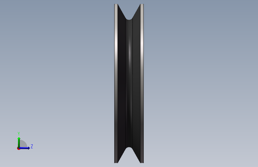 Φ120×22-R3导轮 左侧视图