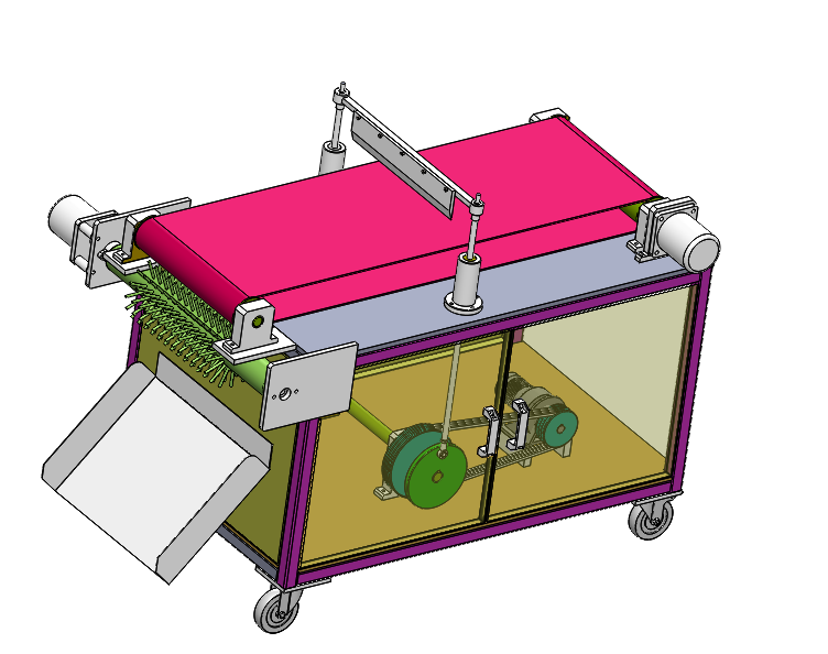 多功能切菜机的设计【家用多功能蔬菜切菜机】三维SW+8张CAD图纸+说明书