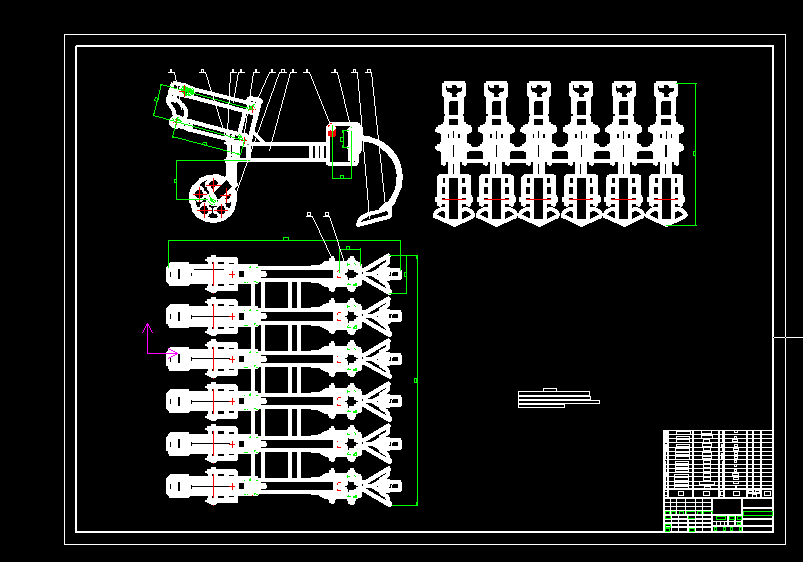 平行四杆式仿形中耕机结构设计