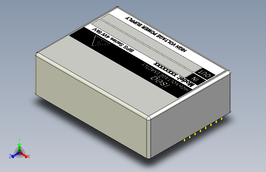 高压转换器模块ISEG BPS 4W 6kV.STEP