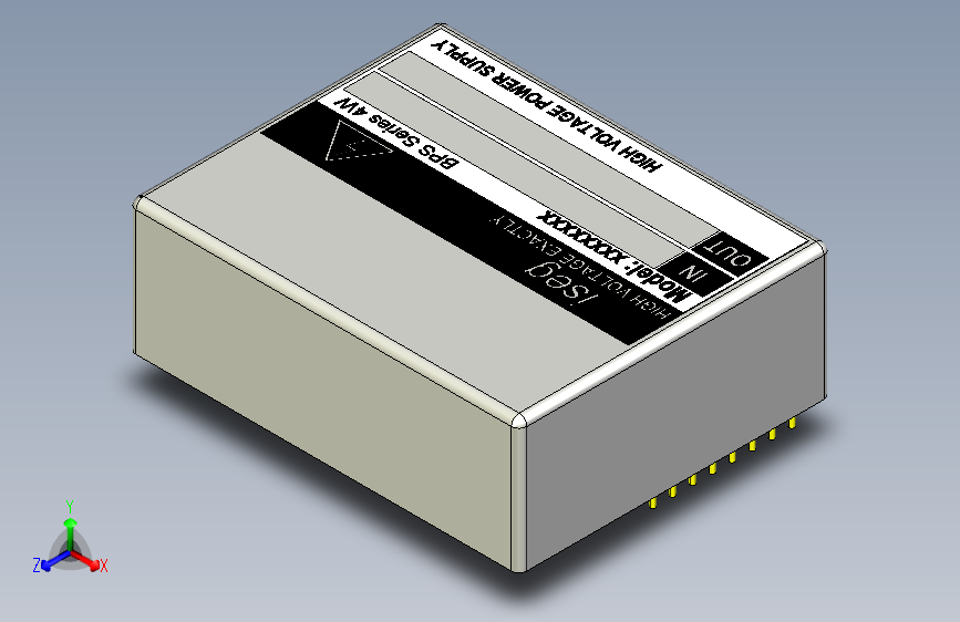 高压转换器模块ISEG BPS 4W.STEP