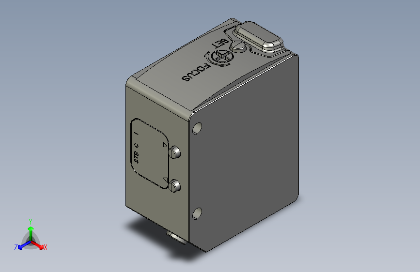 传感器BC-W500NP 白光颜色传感器3D图