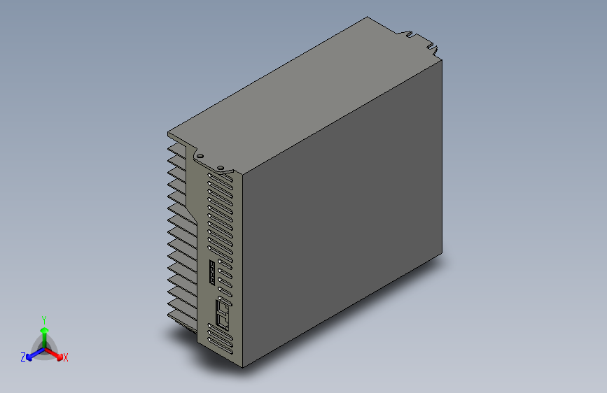 P系列交流伺服驱动器P300S 3D模型