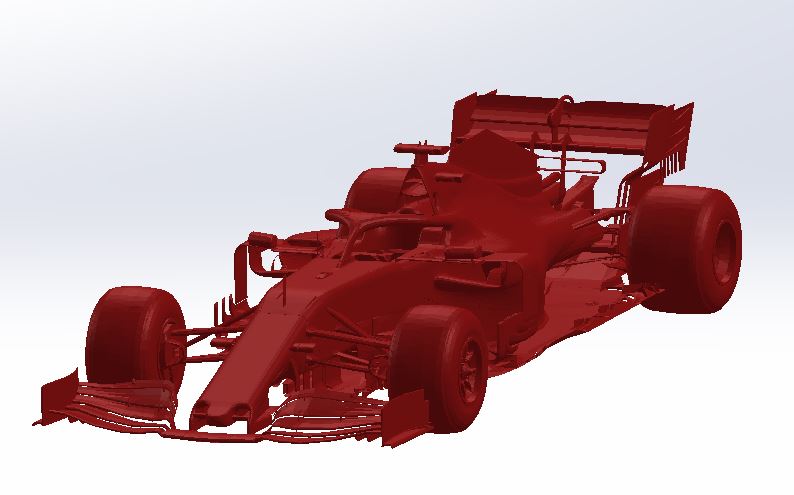 029-法拉利Ferrari- SF-90 (Formula 1)  RENDERING