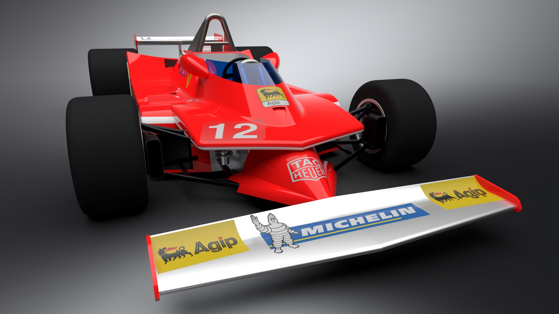 030-法拉利Ferrari- 一级方程式 312 T4