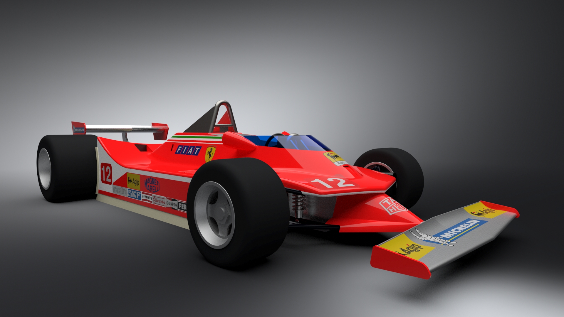 030-法拉利Ferrari- 一级方程式 312 T4