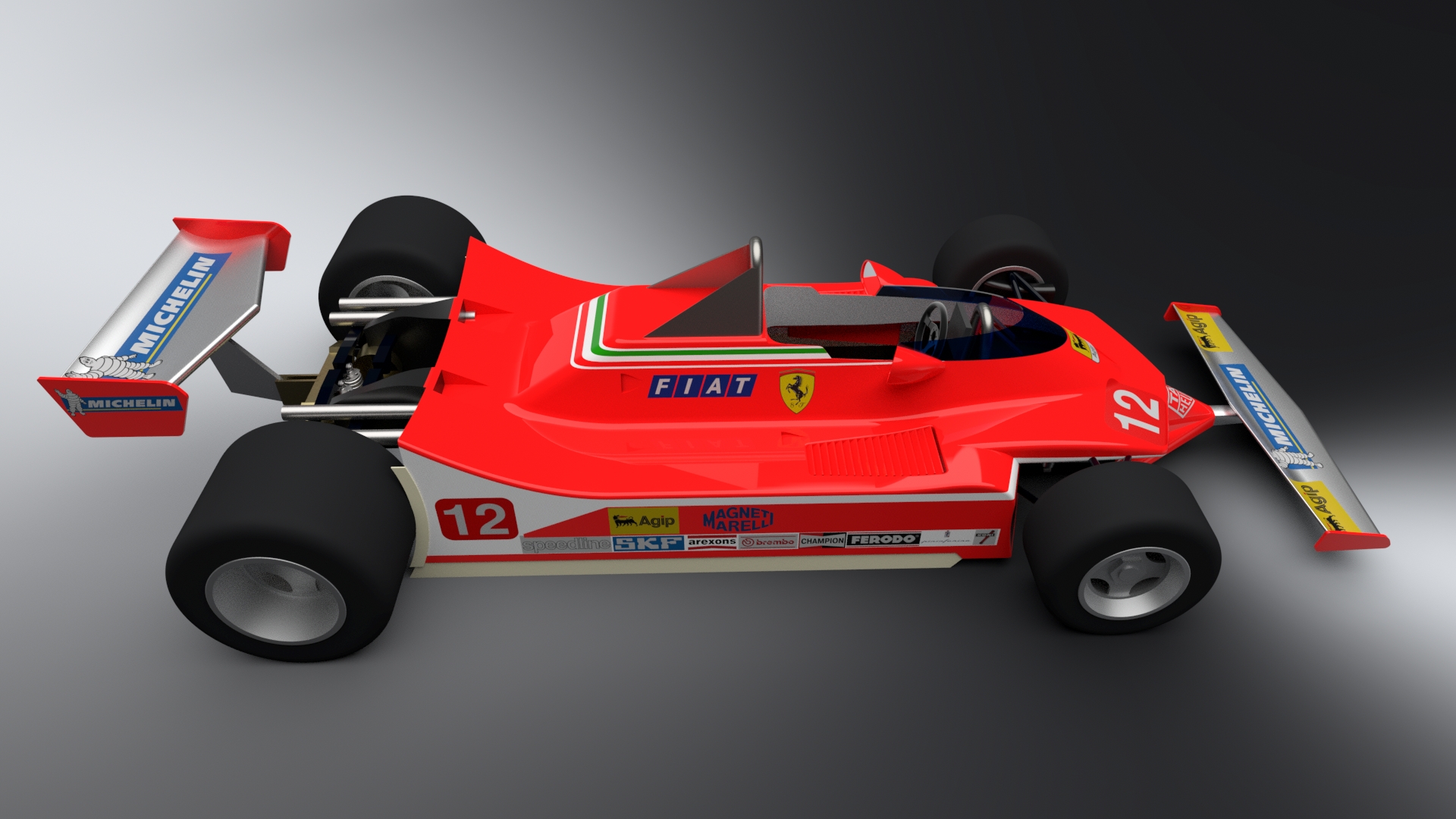 030-法拉利Ferrari- 一级方程式 312 T4