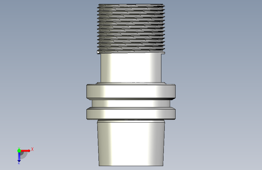 刀具夹持器HSK-E25 ER16 俯视图