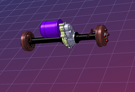 CL01纯电动汽车电驱动桥设计含三维模型+CAD图纸+说明资料