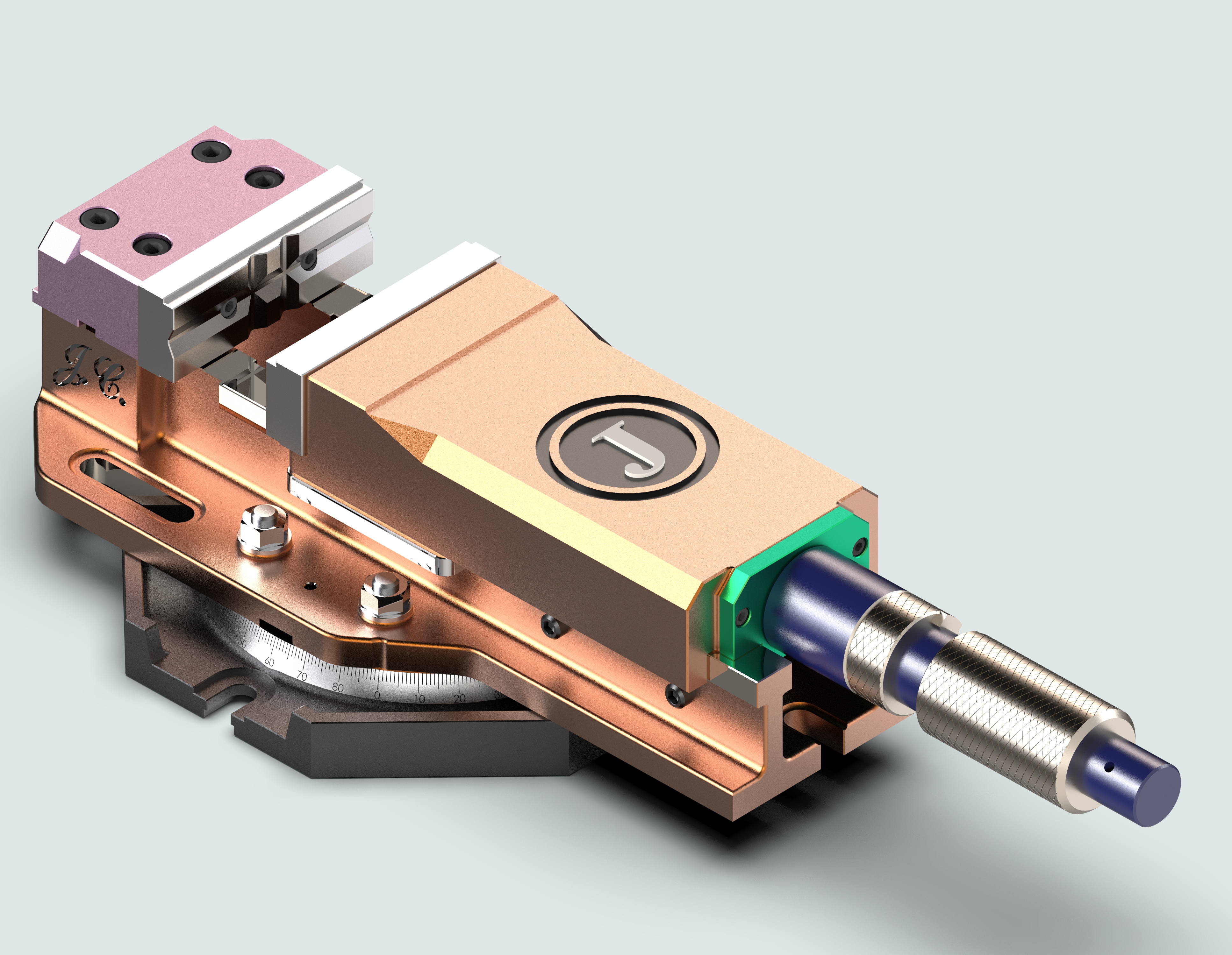 带旋转台式压力机