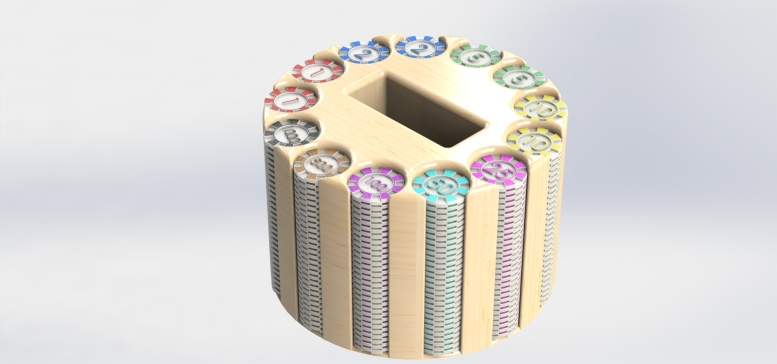 棋牌筹码模型