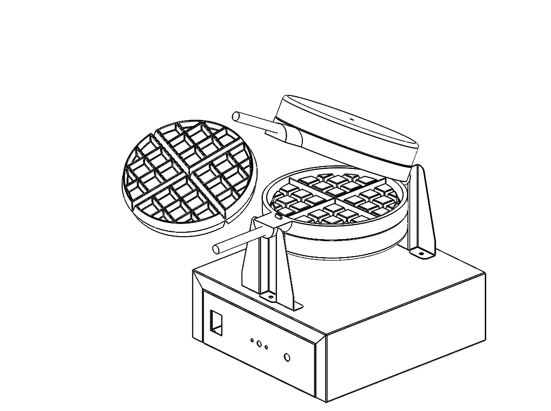 电饼铛模型