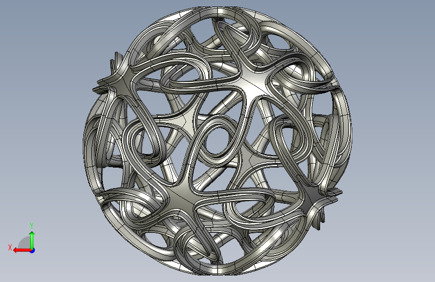 Interlinked Star Geometry_練習 背面视图