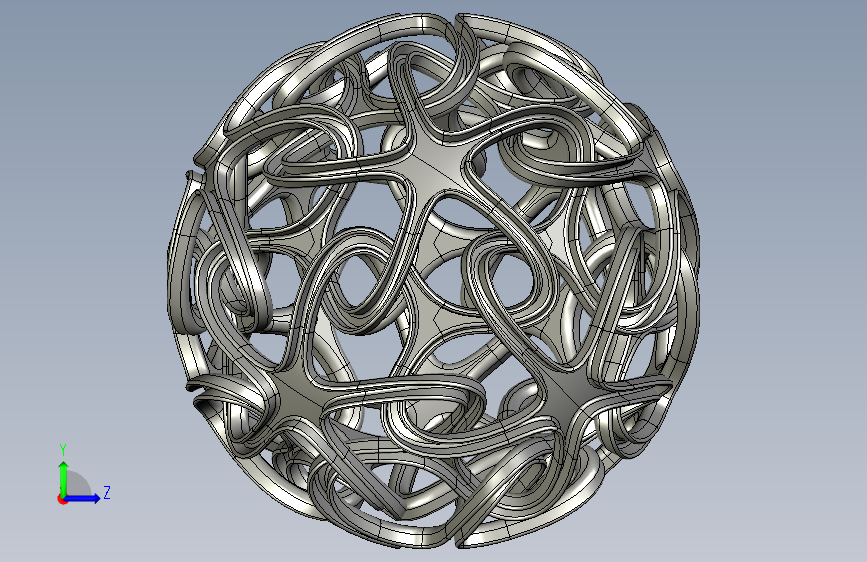 Interlinked Star Geometry_練習 左侧视图