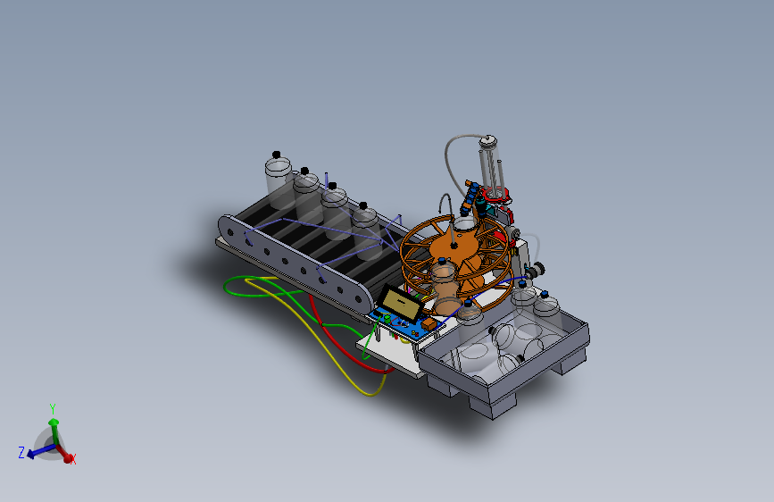 自动瓶灌装旋盖机