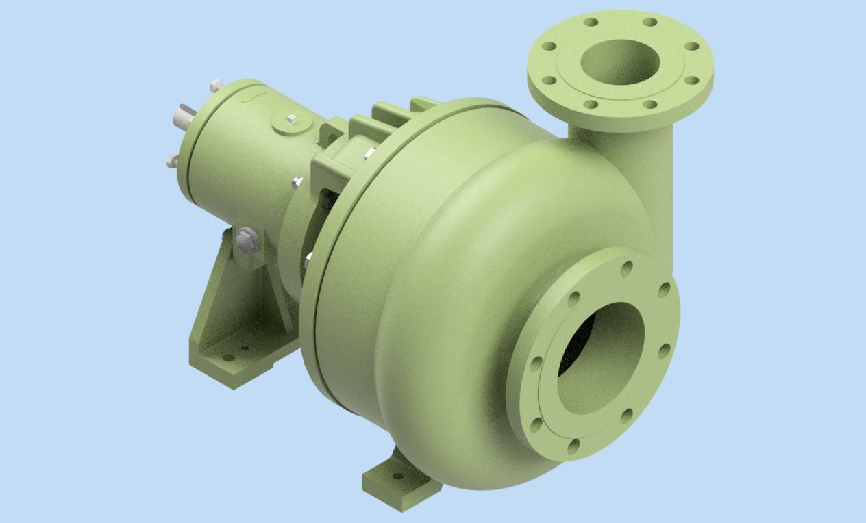 凹式叶轮泵模型纸 STP