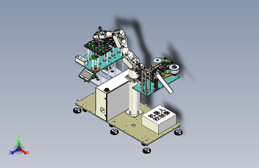 PCB板支架自动在线组装设备