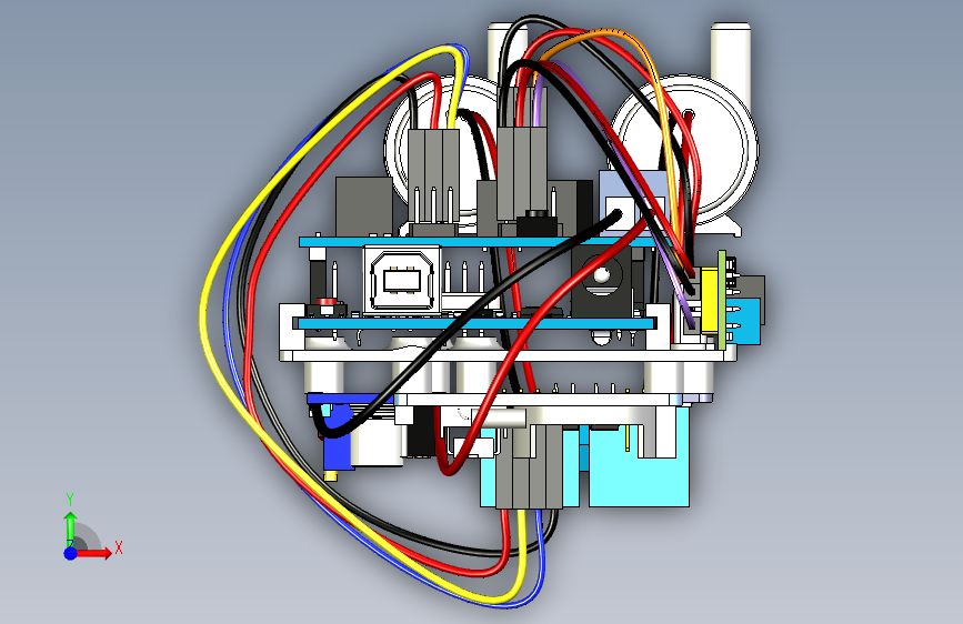 基于+Arduino+的自动灌溉系统 正面视图