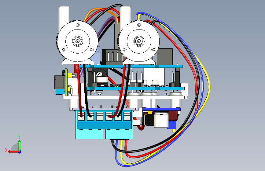 基于+Arduino+的自动灌溉系统 背面视图
