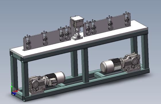 钢管挤切机sw+ cad +设计文档