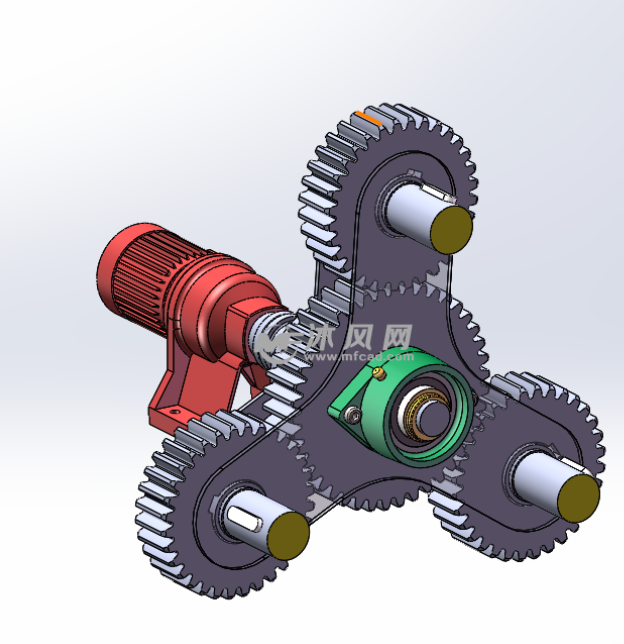三星轮爬楼车sw+毕设文档