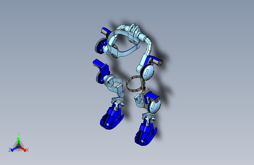 外骨骼结构3D建模图纸三维模型