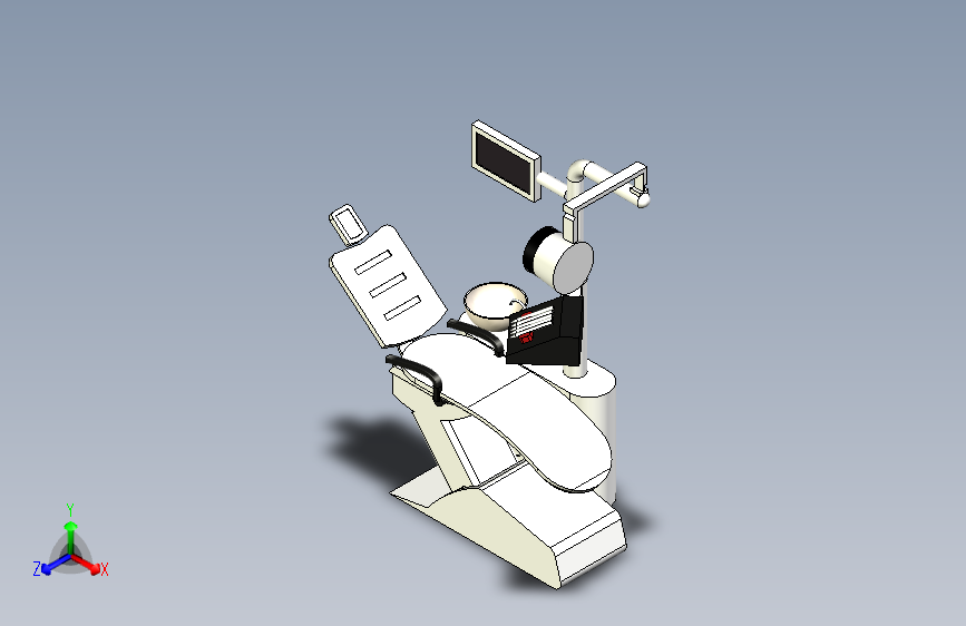 牙科专用椅3D模型