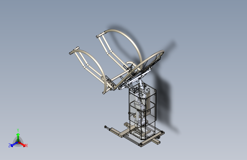 医用妇科椅医疗检查椅结构3D模型