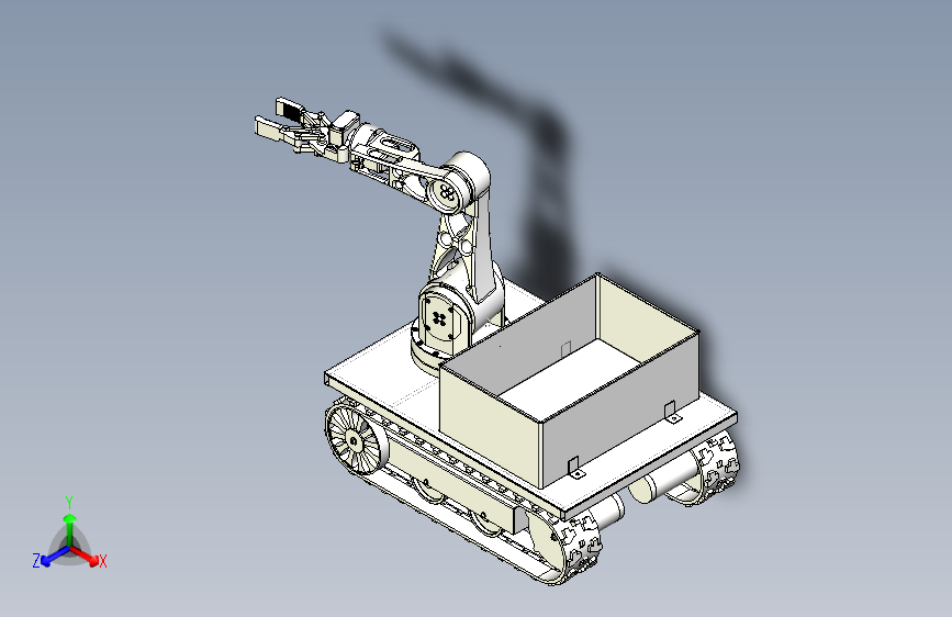 水果采摘机器人3D模型设计三维模型Solidworks图纸3D建模文件素材